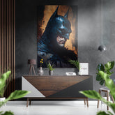Batman Brushed Aluminum Dibond Wall Art.